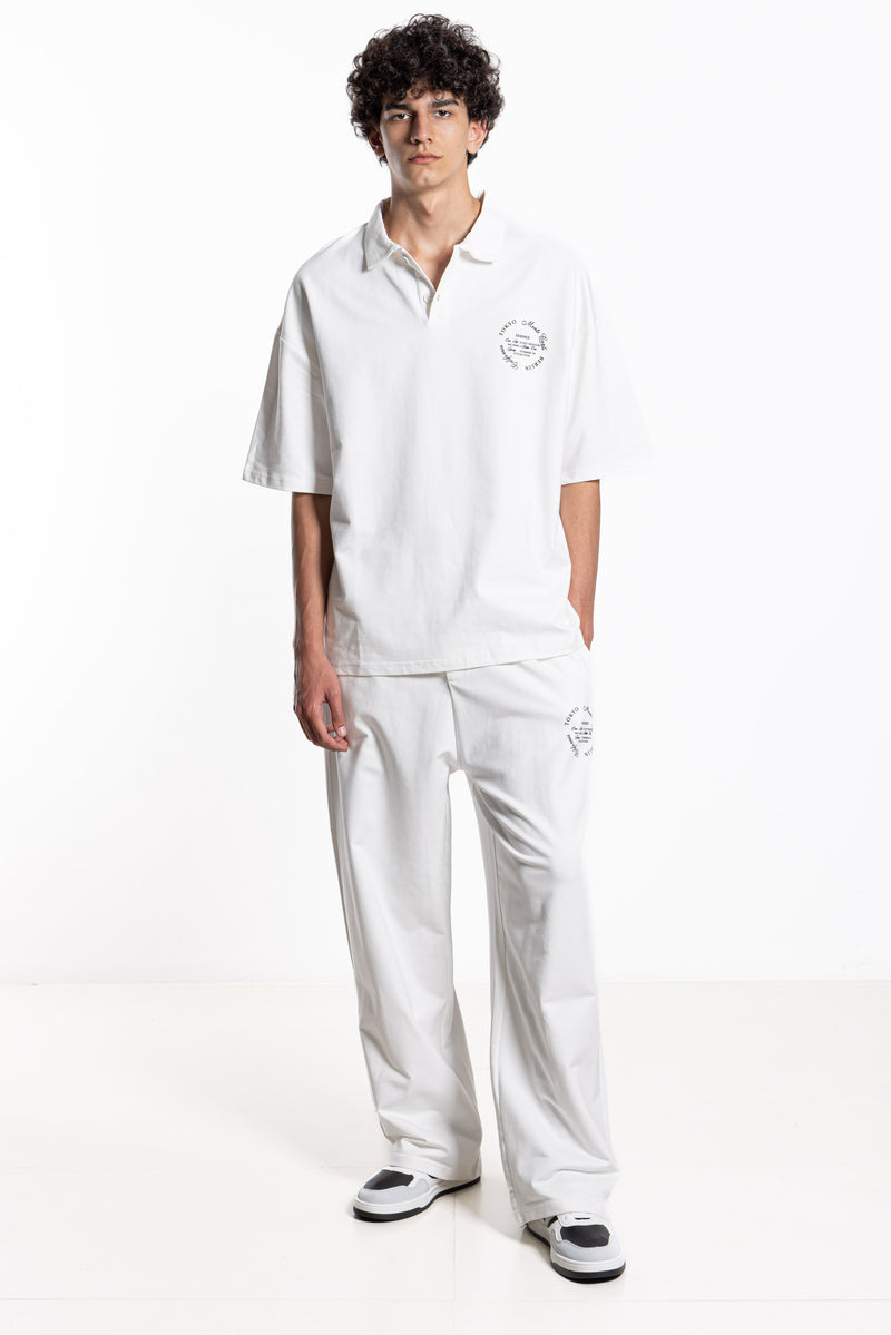 PRINTED POLO SHIRT SET