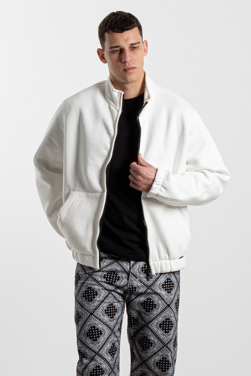 OVERSIZED JACKET WITH TAB COLLAR