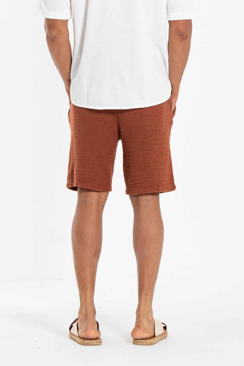 LINEN BERMUDA JOGGER SHORTS