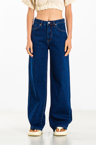 WIDE LEG DENIM JEANS