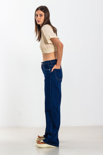 CROP TOP WITH CUTWORK EMBROIDERY