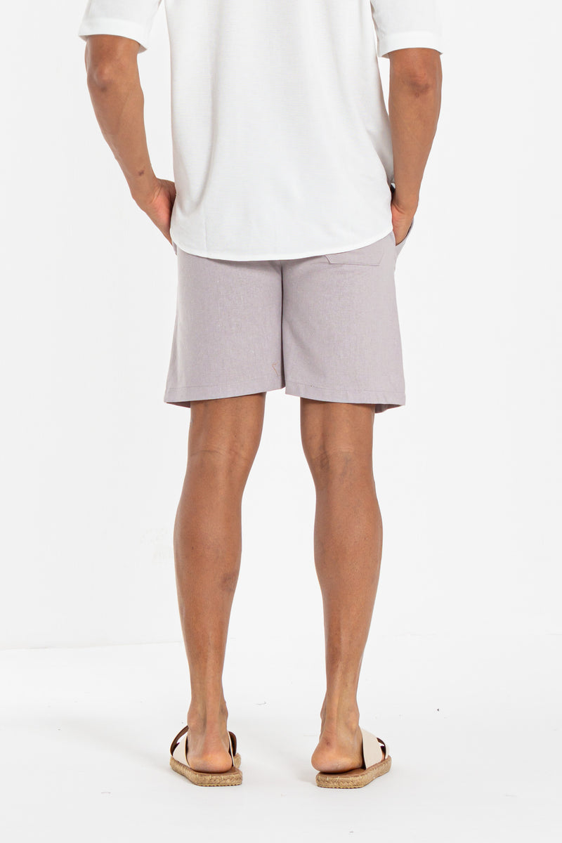 LINEN JOGGER SHORTS