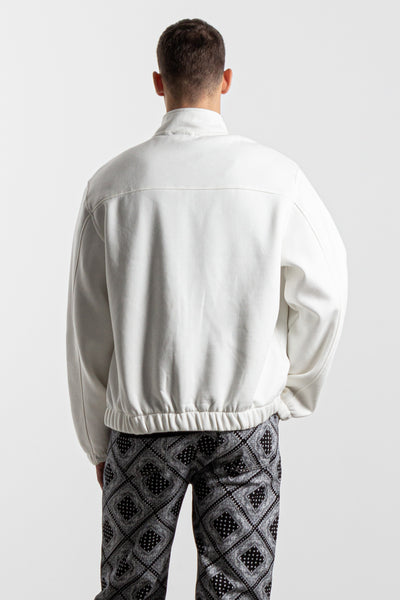 OVERSIZED JACKET WITH TAB COLLAR
