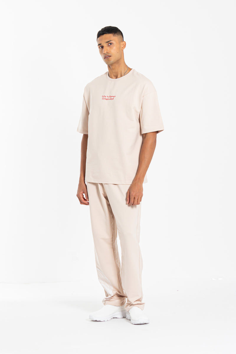 CONTRAST PRINT T-SHIRT SET
