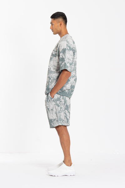 TIE DYE PRINTED T-SHIRT SET