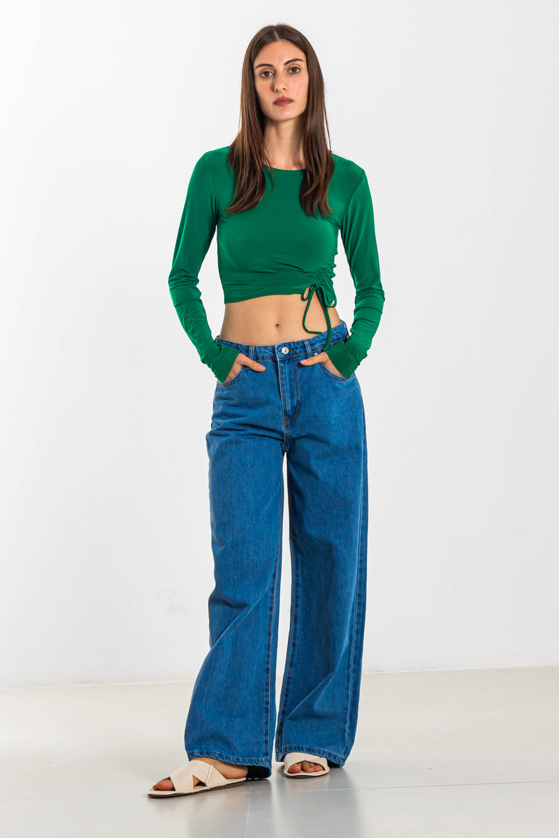 DETAILED CROP TOP