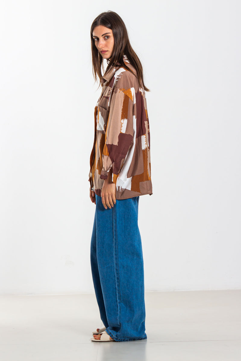 ABSTRACT PRINT SHIRT
