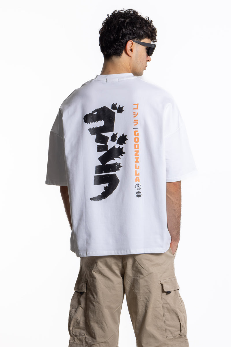 CONTRAST PRINT MIDWEIGHT T-SHIRT