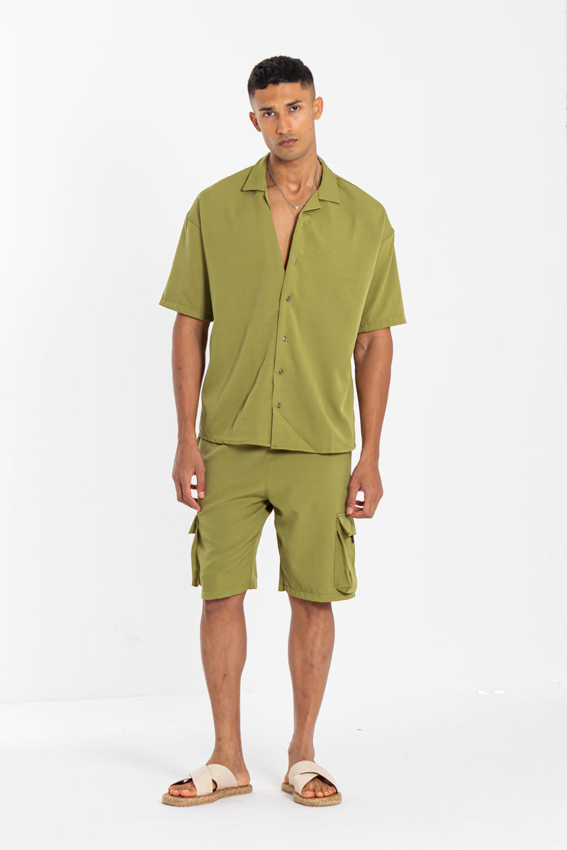 SHIRT SET WITH CARGO SHORTS