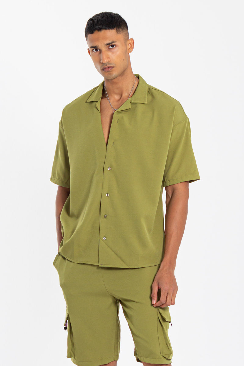 SHIRT SET WITH CARGO SHORTS