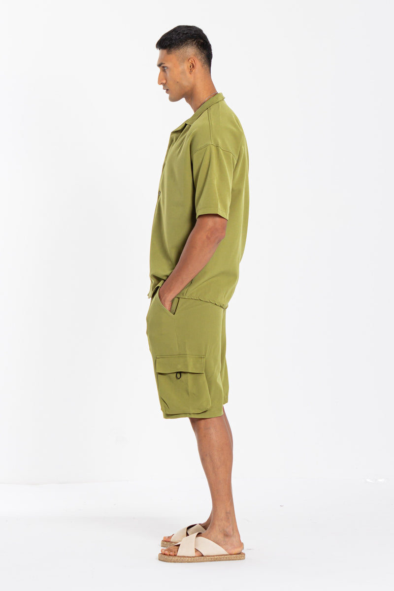 SHIRT SET WITH CARGO SHORTS