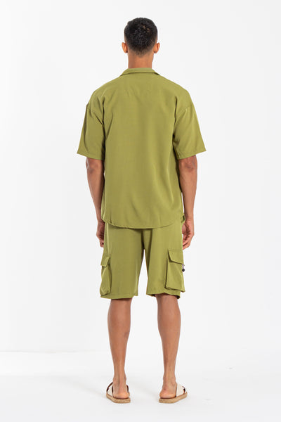 SHIRT SET WITH CARGO SHORTS