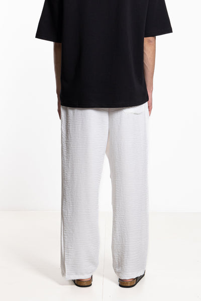 STRAIGHT FIT SOFT JOGGER WAIST TROUSERS