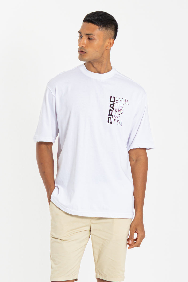 2PAC CONTRAST PRINTED T-SHIRT