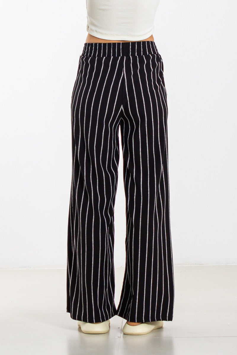 STRIPED WIDE LEG LEGINGS