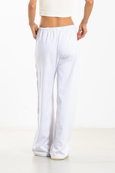 WIDE LEG JOGGER WAIST DENIM
