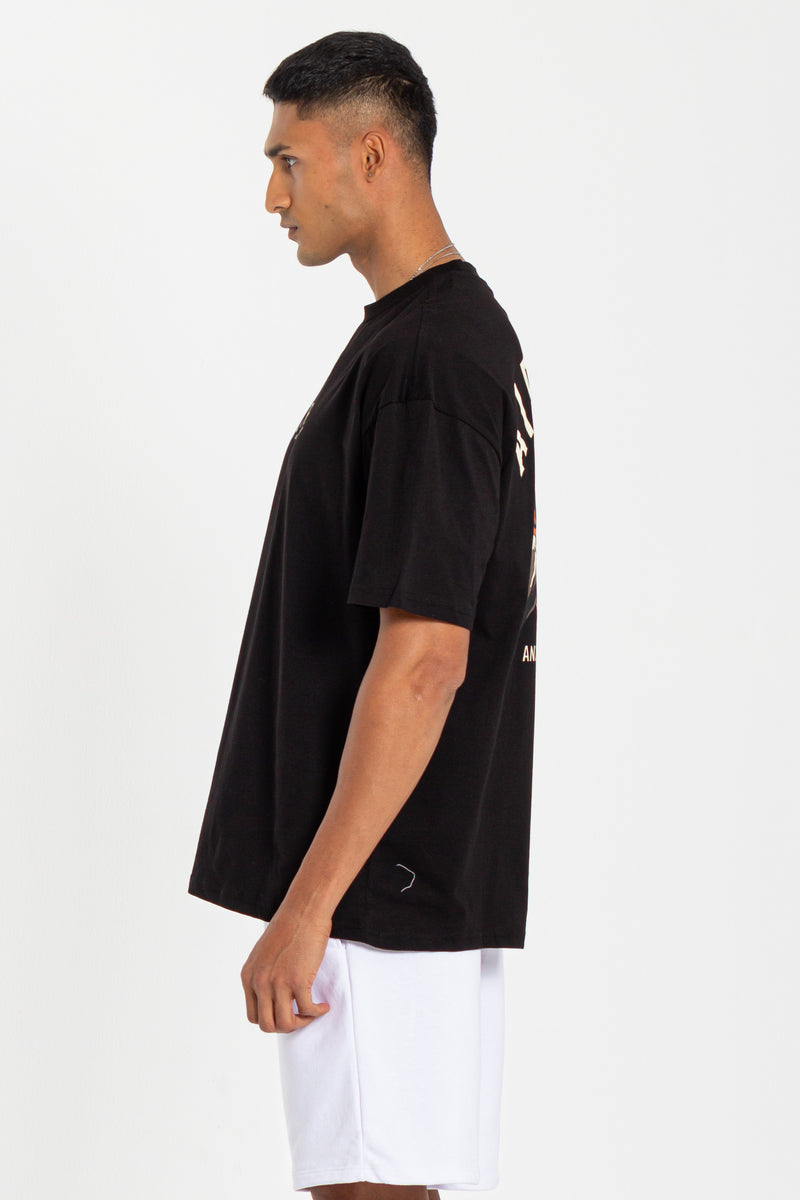 CONTRAST PRINTED T-SHIRT