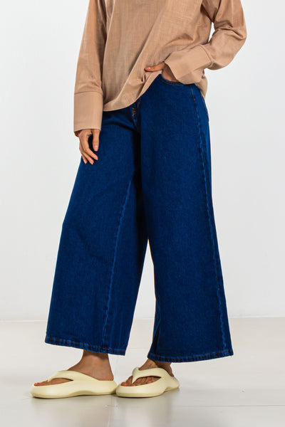 HIGH WAIST WIDE LEG JEANS