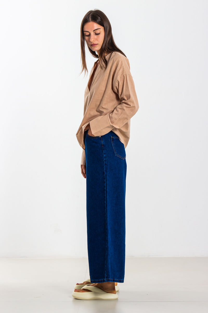LINEN COMFORT BLOUSE