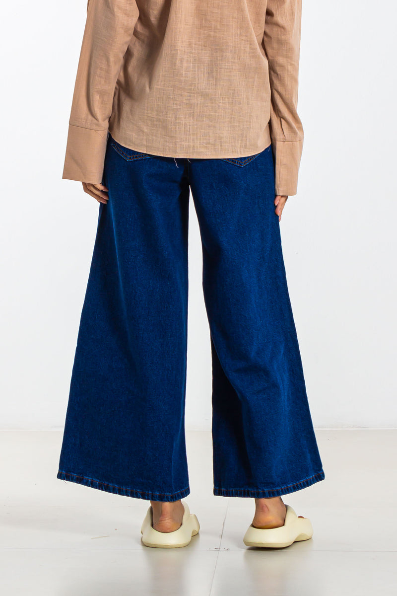 HIGH WAIST WIDE LEG JEANS