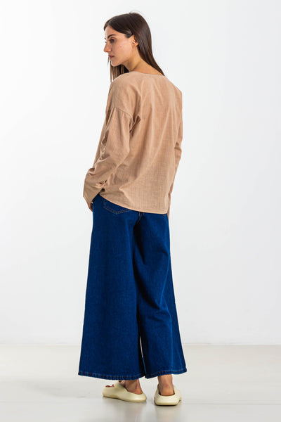 LINEN COMFORT BLOUSE