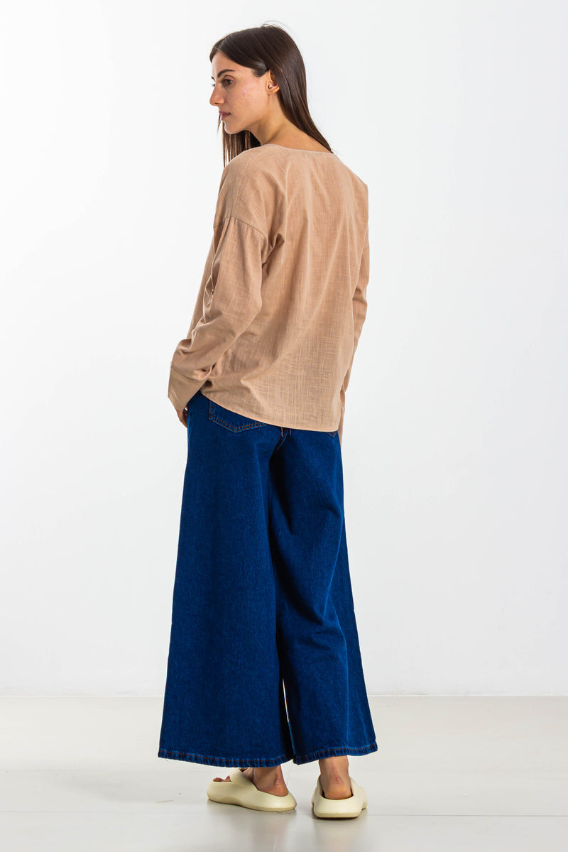LINEN COMFORT BLOUSE