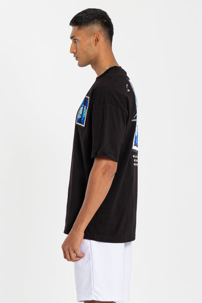 T-SHIRT WITH CONTRAST PATCHWORK