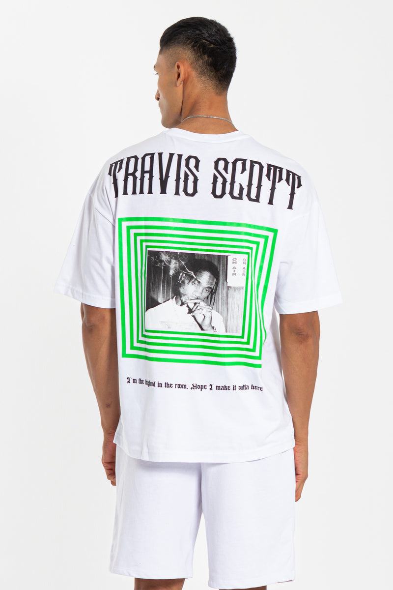 TRAVIS SCOTT PRINTED T-SHIRT