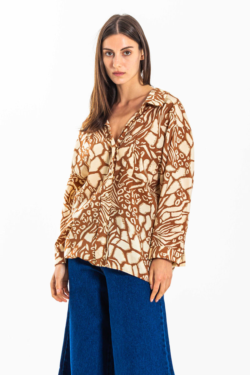ABSTRACT PRINT SHIRT