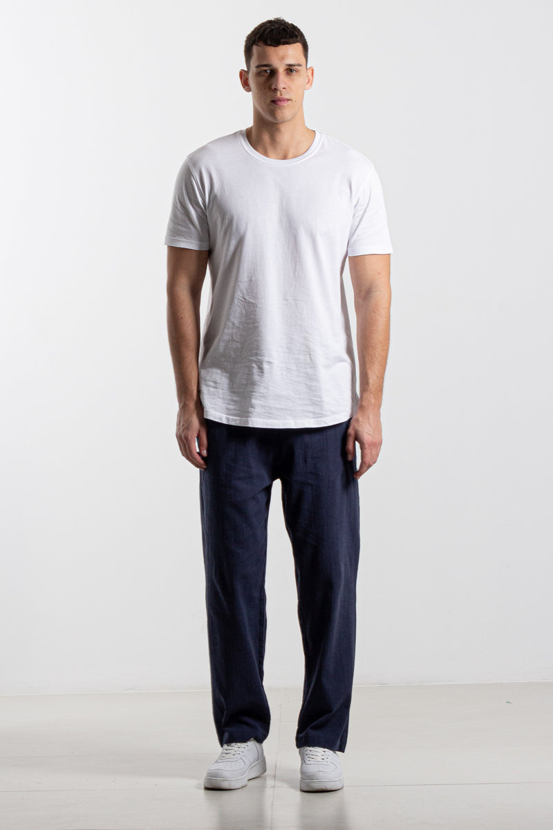 TEXTURED STRAIGHT FIT JOGGERS