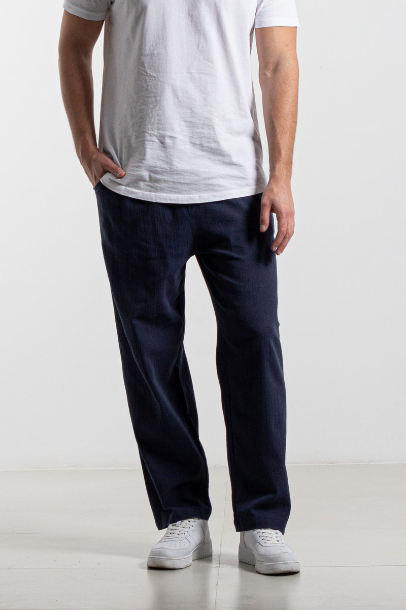 TEXTURED STRAIGHT FIT JOGGERS