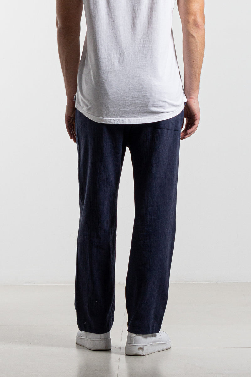 TEXTURED STRAIGHT FIT JOGGERS