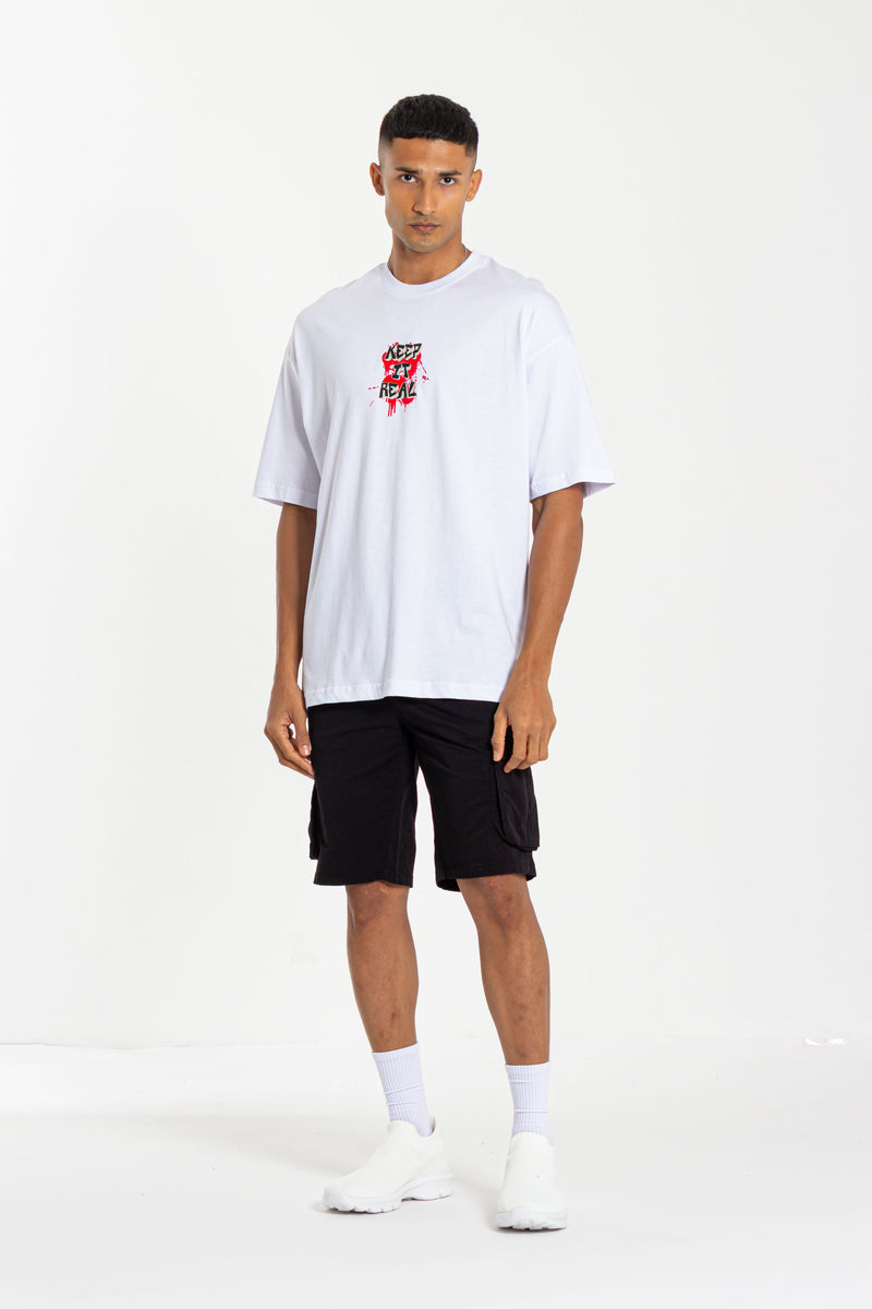 CONTRAST PRINTED T-SHIRT