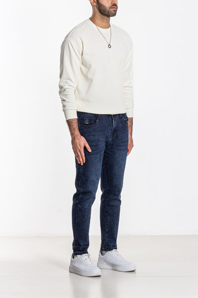 TEXTURED KNIT SWEATER