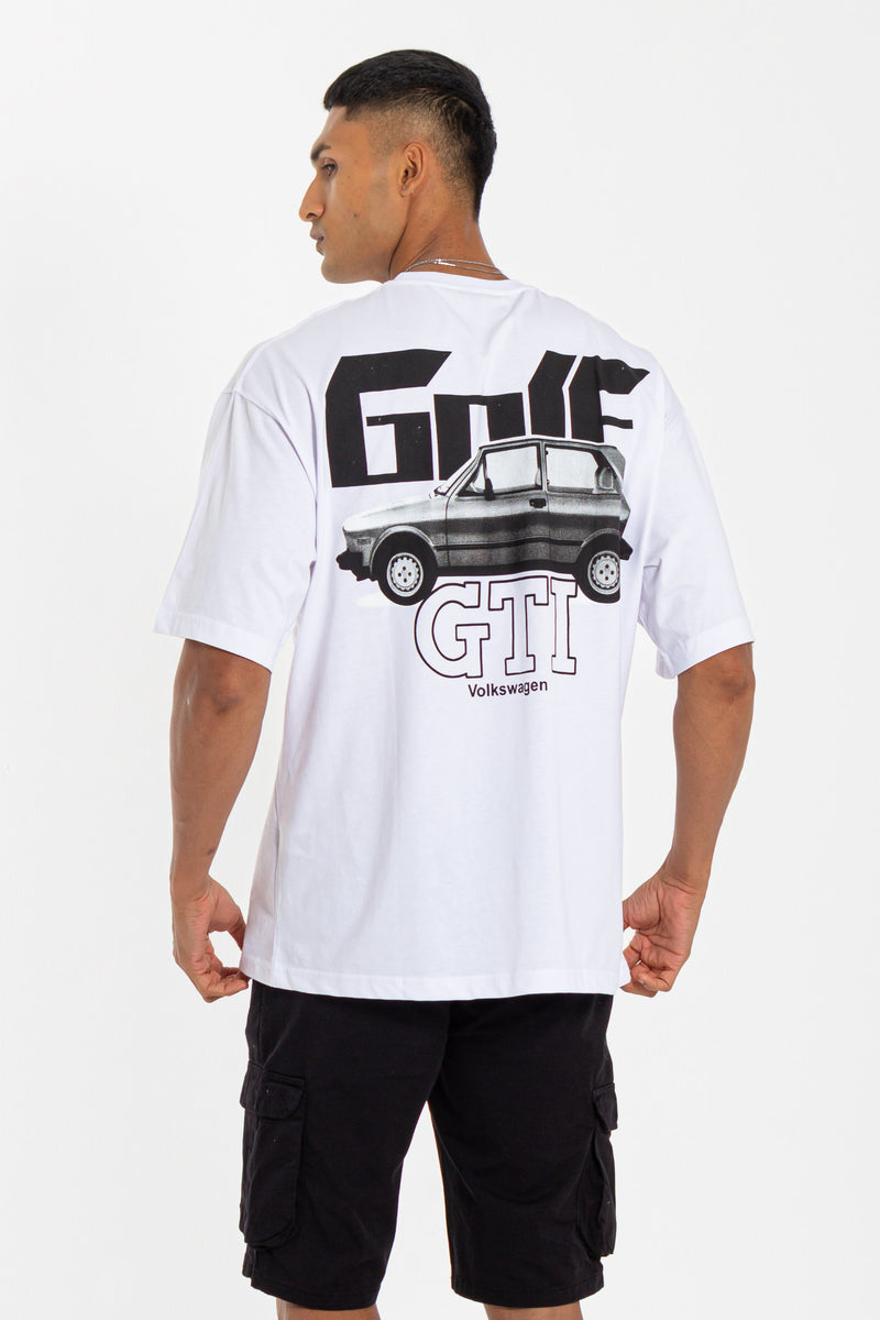 GOLF GT CONTRAST PRINT T-SHIRT