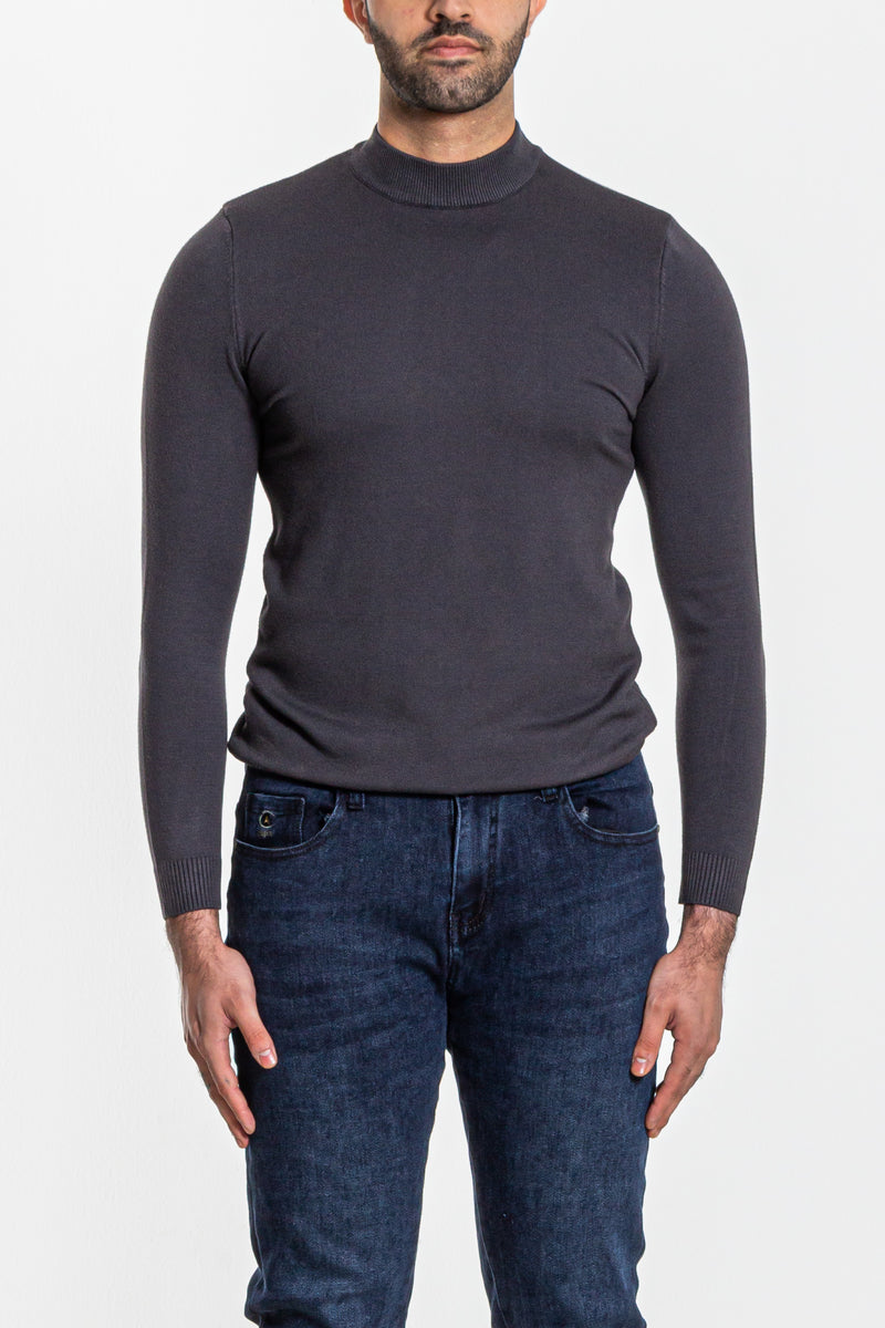 KNIT HIGH NECK SWEATER