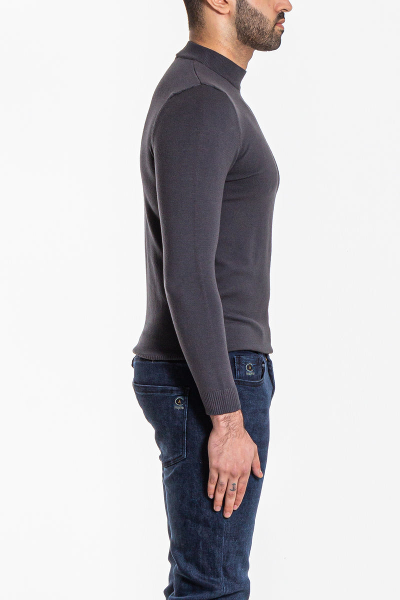 KNIT HIGH NECK SWEATER