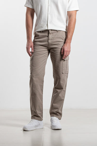RELAXED FIT CARGO TROUSERS