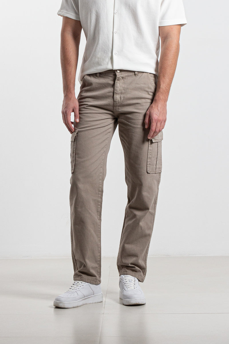 RELAXED FIT CARGO TROUSERS