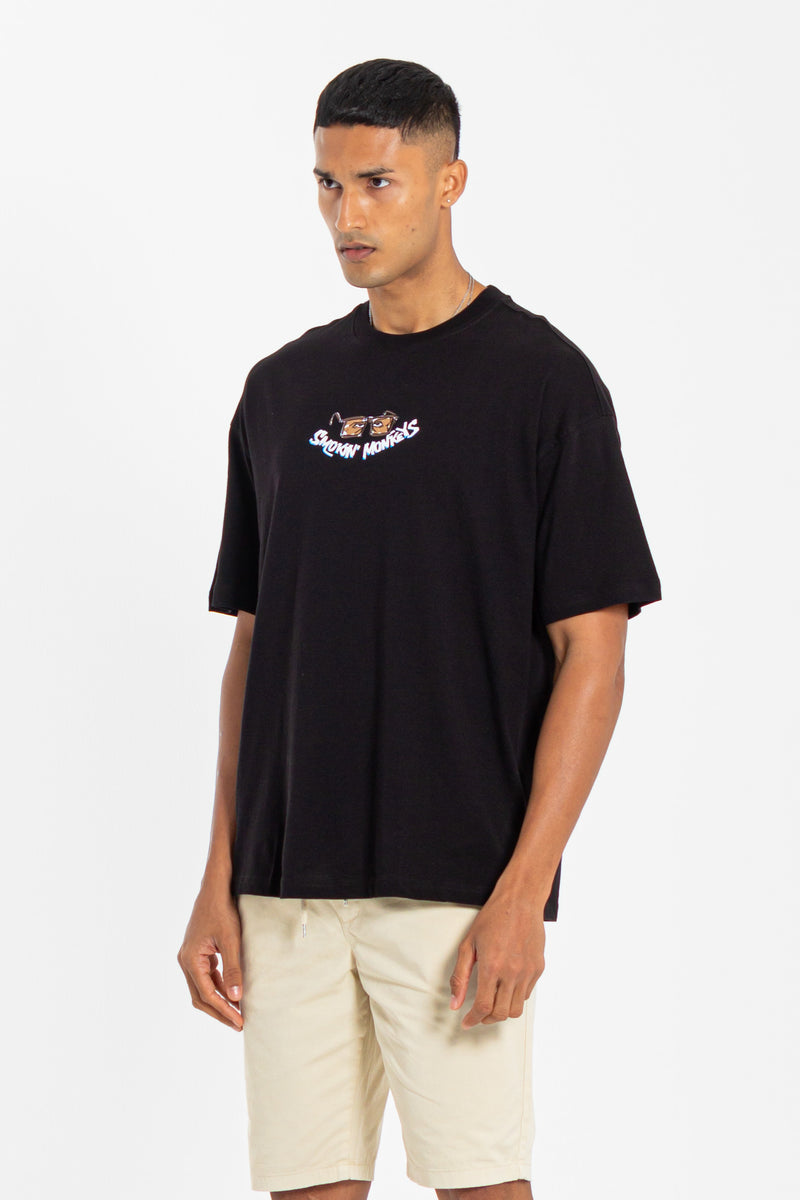 CONTRAST PRINTED T-SHIRT