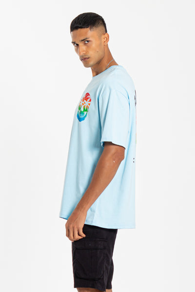 CONTRAST PRINTED T-SHIRT