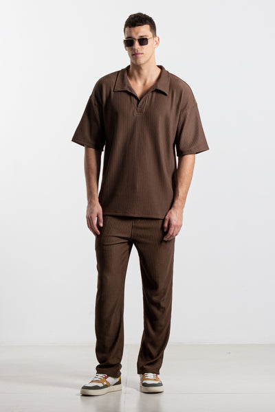 RIBBED OVERSIZED SHIRT
