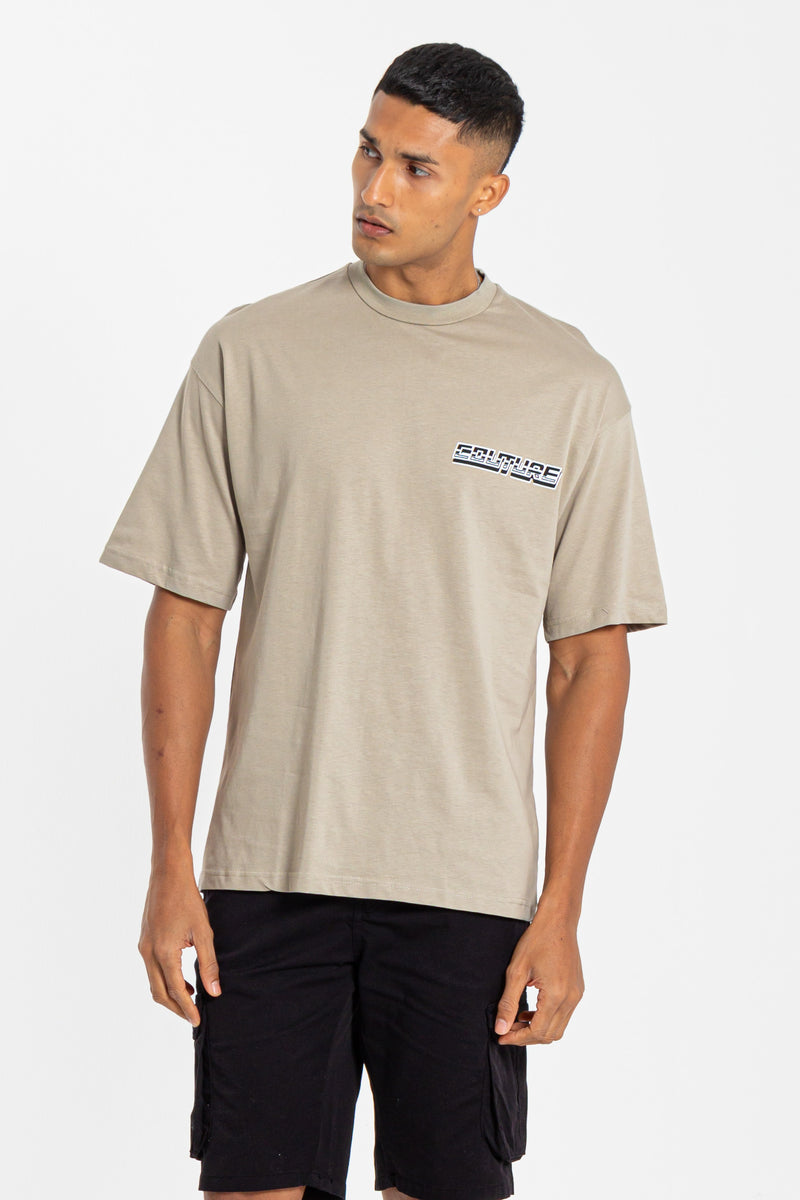 CONTRAST PRINTED T-SHIRT
