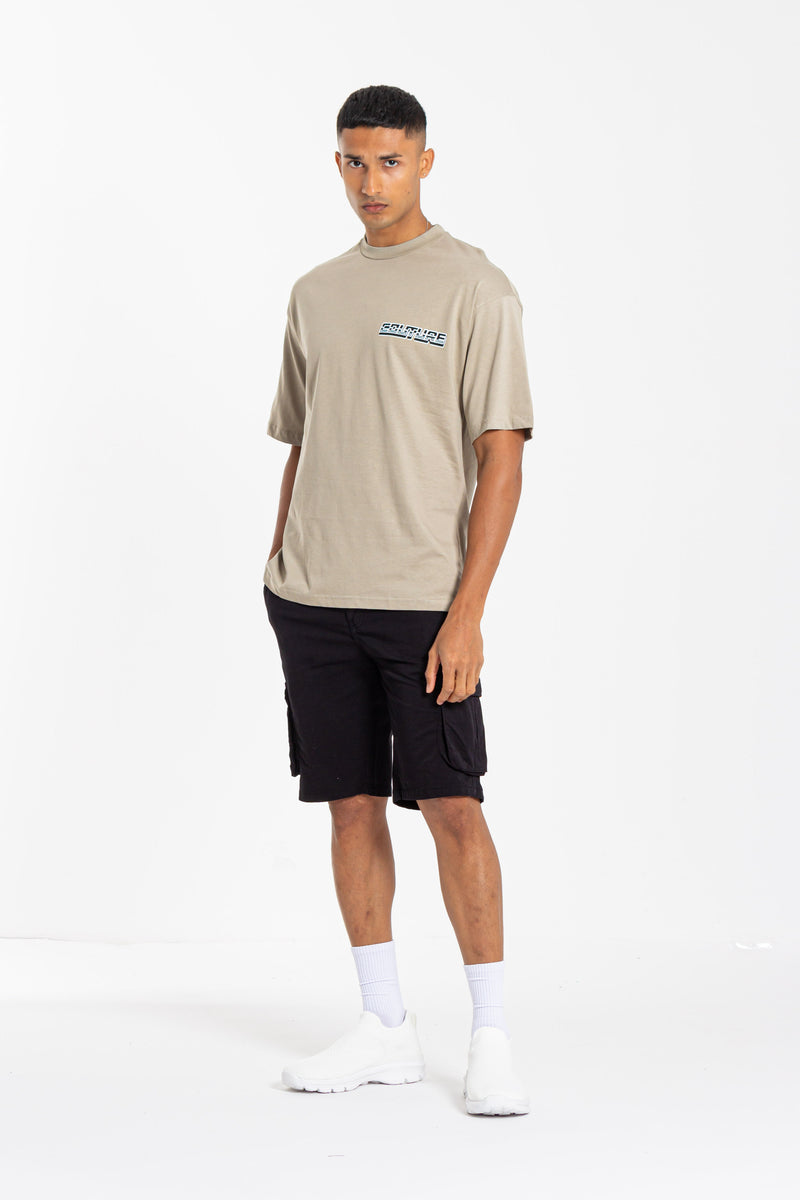CONTRAST PRINTED T-SHIRT