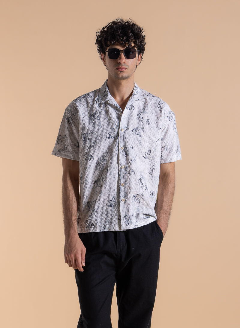 ABSTRACT PRINT COMFORT SHIRT