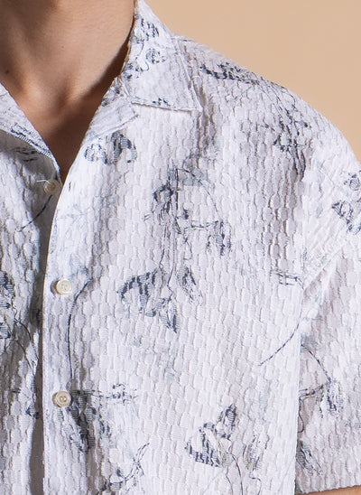 ABSTRACT PRINT COMFORT SHIRT