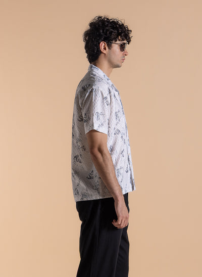 ABSTRACT PRINT COMFORT SHIRT