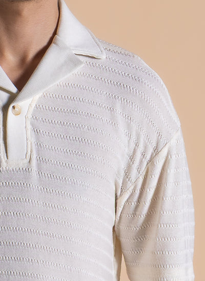 TEXTURED POLO SHIRT