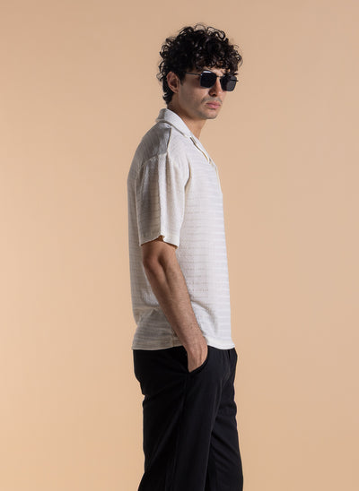 TEXTURED POLO SHIRT