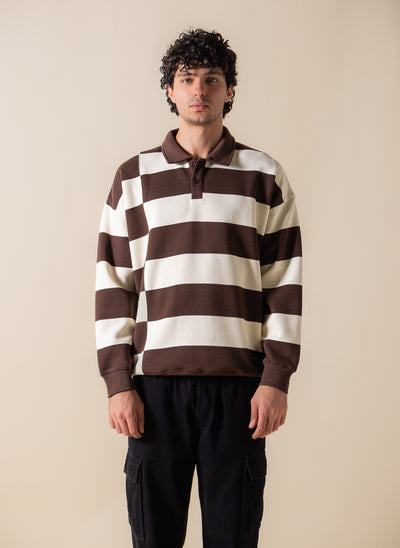 DETAILED POLO SWEATSHIRT